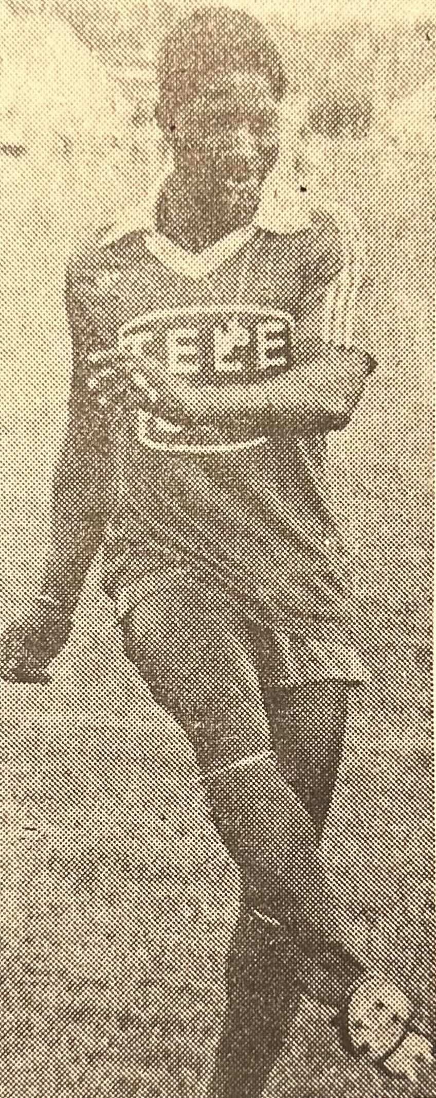 A black and white picture of Djibril